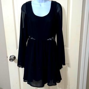 Black Cut- Out Dress